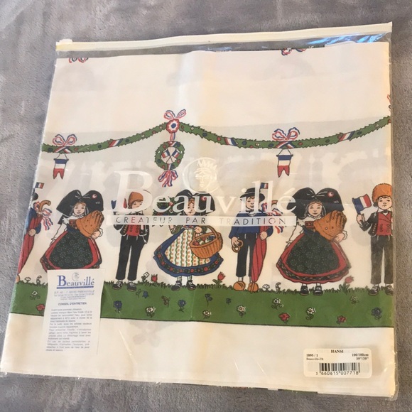 HANSI French Tablecloth 39 inch square NWT - Picture 16 of 16